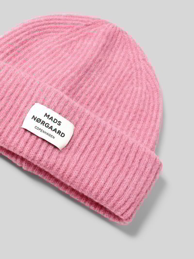 MADS NØRGAARD Beanie aus Schurwoll-Mix Modell 'Tosca Anju' Pink 2