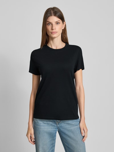 Mustang T-shirt z okrągłym dekoltem model ‘Ada’ Czarny 4