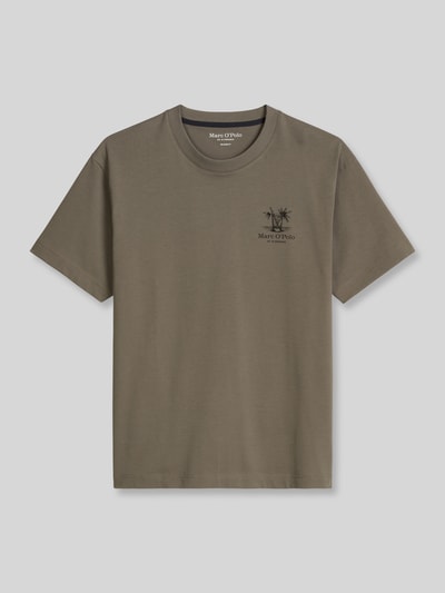 Marc O'Polo Relaxed Fit T-Shirt aus reiner Baumwolle Mittelgrau 2