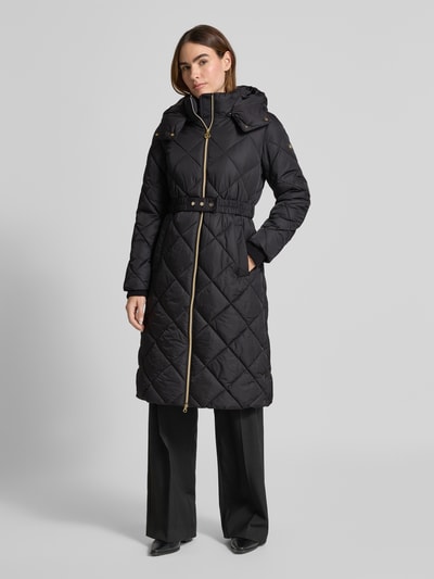 s.Oliver BLACK LABEL Regular Fit Steppmantel mit Zweiwege-Reißverschluss Black 4