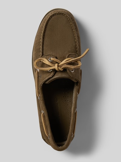 Timberland Bootsschuhe mit Schürverschluss Modell 'CLASSIC BOAT' Mittelbraun 3
