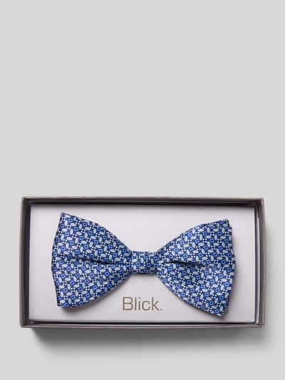 Blick Strik van zijde in all-over look, model 'Jeremy' Zwart - 1