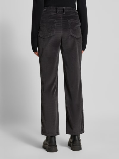 s.Oliver RED LABEL Regular fit corduroy broek met 5-pocketmodel Antraciet - 5
