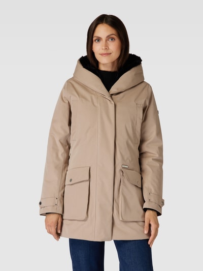 Didriksons Parka met capuchon, model 'BRITT' Beige - 4