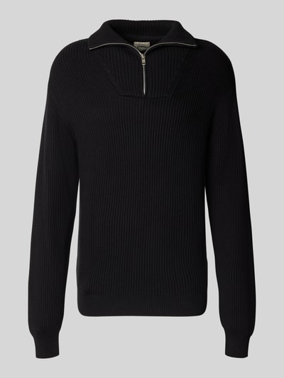 Redefined Rebel Gebreide pullover met ribboorden, model 'RIVER' Zwart - 2
