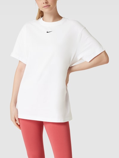 Nike T-Shirt mit Label-Stitching Weiss 4