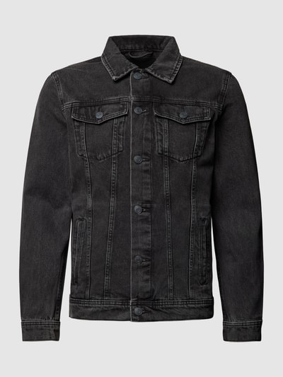 Jack & Jones Jeansjacke mit Brustpattentaschen Modell 'JEAN' Black 2