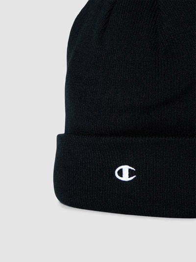 CHAMPION Beanie mit Label-Stitching Black 2