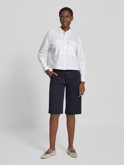 TONI Bermuda's met riem model 'Liv' Donkerblauw - 1