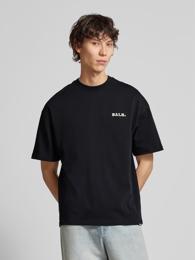 Balr. T-Shirt mit Label-Stitching Modell 'GOTL' Black 4