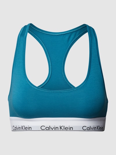 Calvin Klein Underwear Bralette met logo in band Petrol - 2