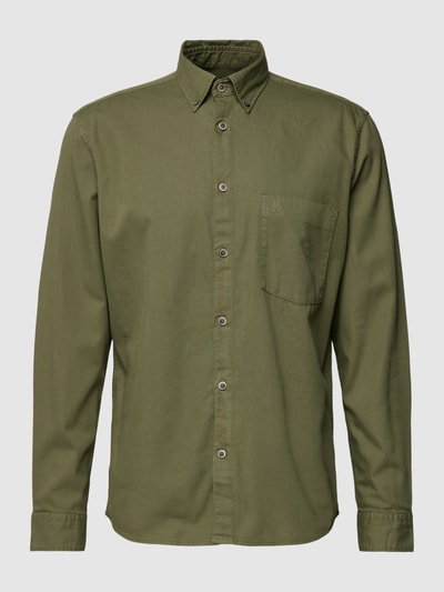 Marc O'Polo Regular Fit Freizeithemd mit Button-Down-Kragen Oliv 2