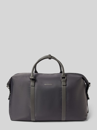 VALENTINO BAGS Weekender mit Label-Detail Mittelgrau 1