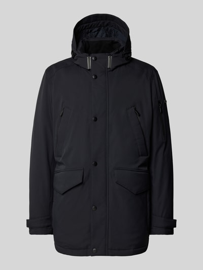 bugatti Parka met capuchon, model 'Rainseries' Marineblauw - 2