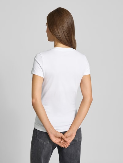 Guess T-Shirt mit Label-Detail Weiss 5
