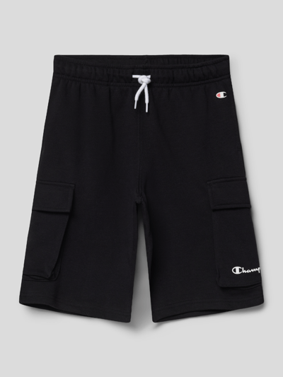 CHAMPION Sweatshorts mit Cargotaschen Schwarz 1
