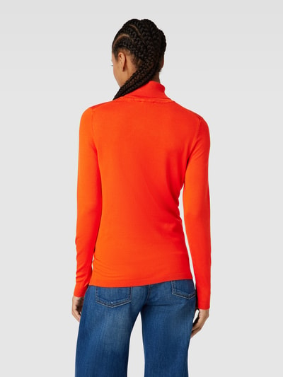 Esprit Rollkragenpullover aus Viskose-Mix in unifarbenem Design Orange 5