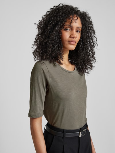 Soyaconcept T-shirt z okrągłym dekoltem model ‘Babette’ Khaki 3