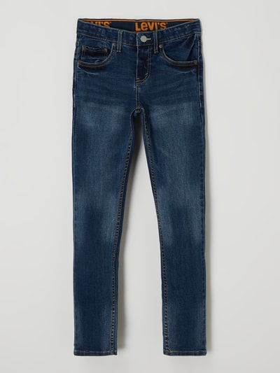 Levi’s® Kids Skinny Fit Jeans mit Stretch-Anteil Modell '510' Jeansblau Melange 1