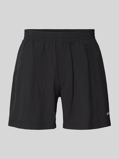 BLKVIS Regular Fit Shorts mit Logo-Stitching Black 2