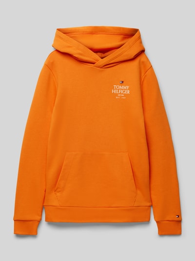 Tommy Hilfiger Teens Hoodie met capuchon Oranje - 1