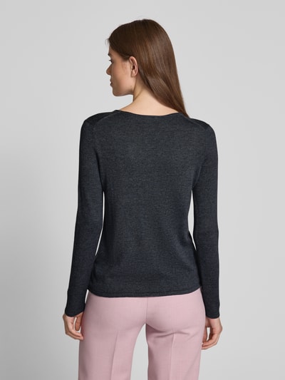 Tom Tailor Sweter z dekoltem w serek  Antracytowy 5