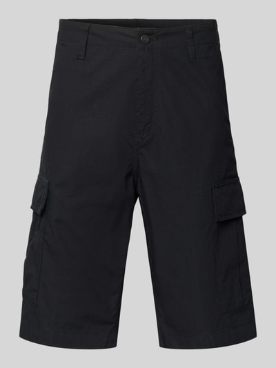 Produktfoto, Shorts met cargozakken van Carhartt Work In Progress, regular fit, zij- en achterzakken, zwart, context: taillewijdte maat 32: 43 cm, binnenbeenlengte maat 32: 29 cm