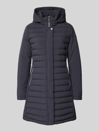 Fuchs Schmitt Płaszcz pikowany ze stójką z podszewką Granatowy 2