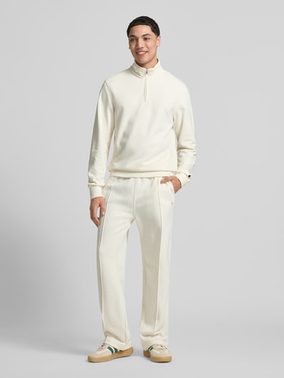 Champion Sweatpants mit Längsnähten und Label-Stitching Offwhite 1