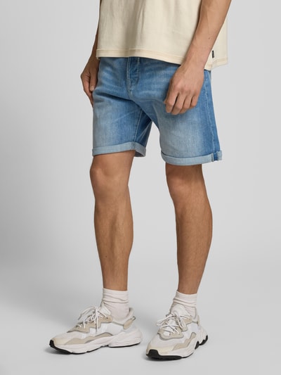 Jack & Jones Regular Fit Jeansshorts im 5-Pocket-Design Modell 'RICK' Blau 4