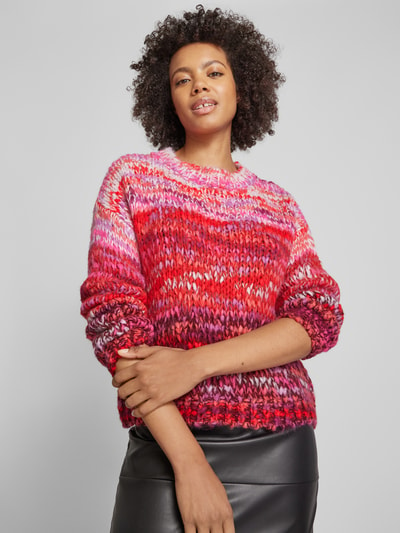 Rich & Royal Strickpullover mit Rundhalsausschnitt Rot 3