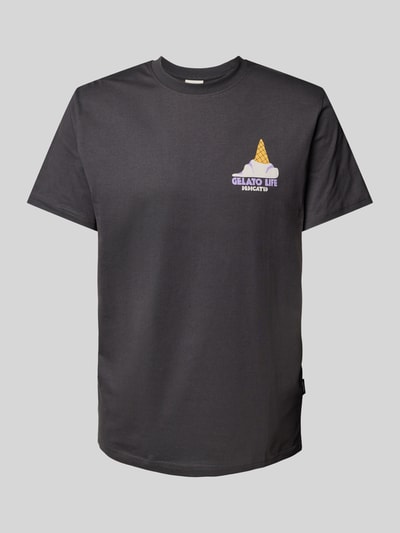 Dedicated T-Shirt mit Rundhalsausschnitt Modell 'Gelato Life' Anthrazit 2