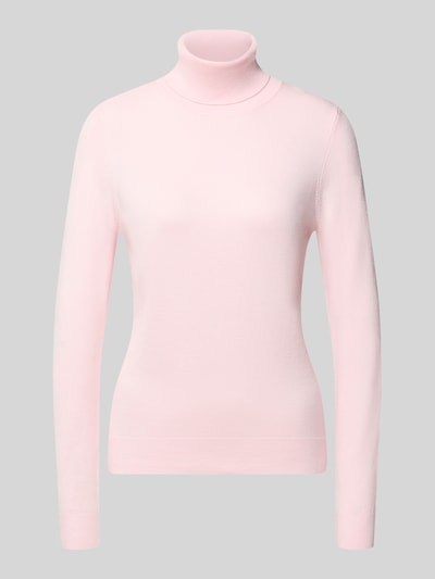 Christian Berg Woman Longsleeve mit Rollkragen Hellrosa 1