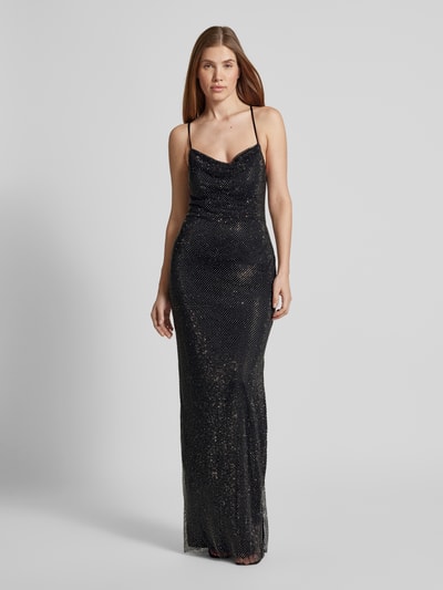 Jake*s Cocktail Abendkleid mit Strasssteinbesatz Black 4