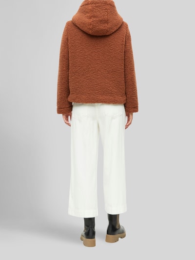 s.Oliver RED LABEL Teddyjacke mit Kapuze Cognac 4