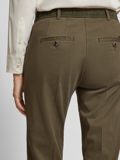 Brax Regular Fit Hose mit verkürztem Schnitt Modell 'Style.Maron' Khaki 3