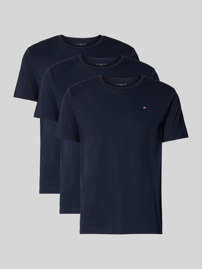 Tommy Hilfiger Regular Fit T-Shirt Set im 3er-Pack  Dunkelblau 1
