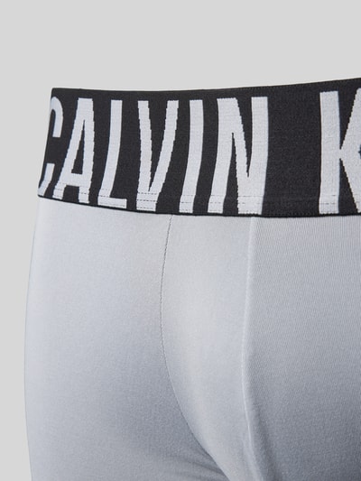 Calvin Klein Underwear Trunks mit elastischem Logo-Bund im 3er-Pack Gruen 2