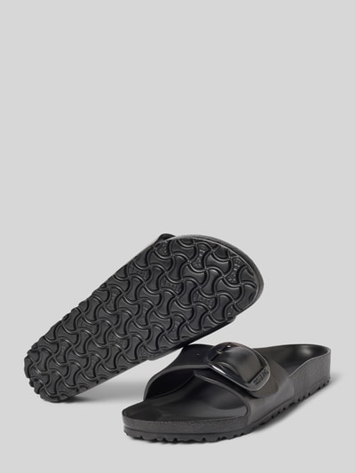 Birkenstock Slides mit Dornschließe Modell 'Madrid' Black 4