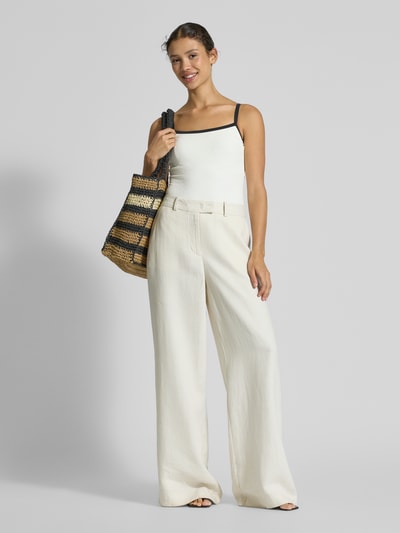 Jake*s Casual Badpak met vierkante hals Offwhite - 1