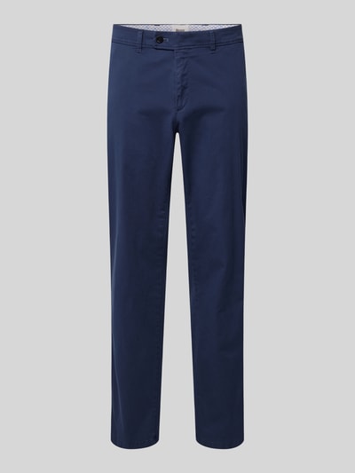 Brax Regular fit chino in 5-pocketmodel, model 'EVANS' Marineblauw - 2