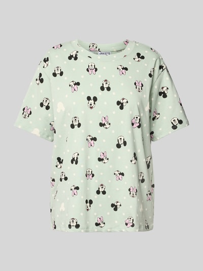 Jake*s Casual Pyjamabovendeel met Disney®-print Mintgroen - 1