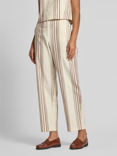 Jake*s Collection Spodnie z wpuszczanymi kieszeniami Écru 4