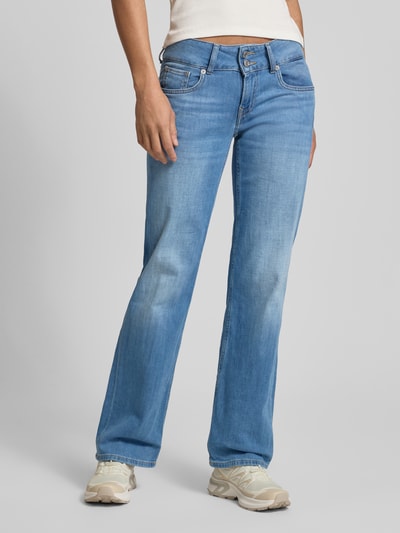 Pepe Jeans Straight Fit Jeans aus Baumwoll-Mix Modell 'VENUS' Jeansblau 4
