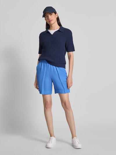 Gant Relaxed Fit Leinenshorts mit Eingrifftaschen Royal 1