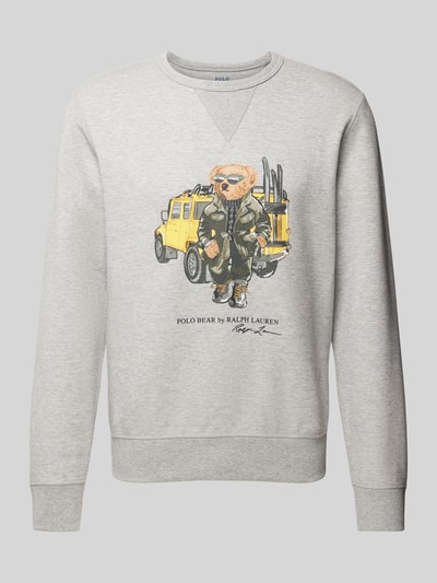 Polo Ralph Lauren Sweatshirt met labelprint Lichtgrijs - 2