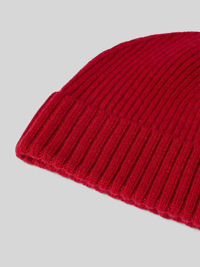 MCNEAL Czapka beanie z mieszanki wełny i kaszmiru Ciemnoczerwony 2