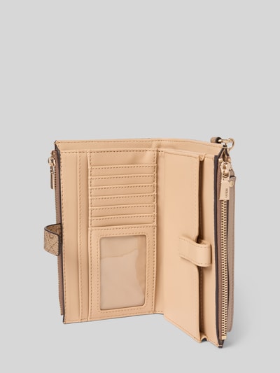 Guess Portemonnee met logodetail, model 'LAUREL' Taupe - 3