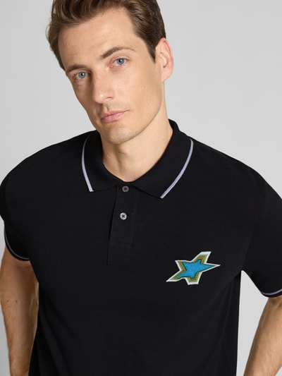 PAUL SMITH Poloshirt mit Label-Stitching Black 3