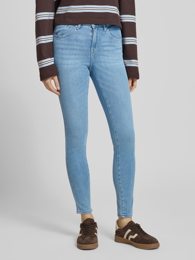 ONLY Skinny Fit Jeans aus Bio-Baumwoll-Mix Modell 'POWER' Hellblau 4
